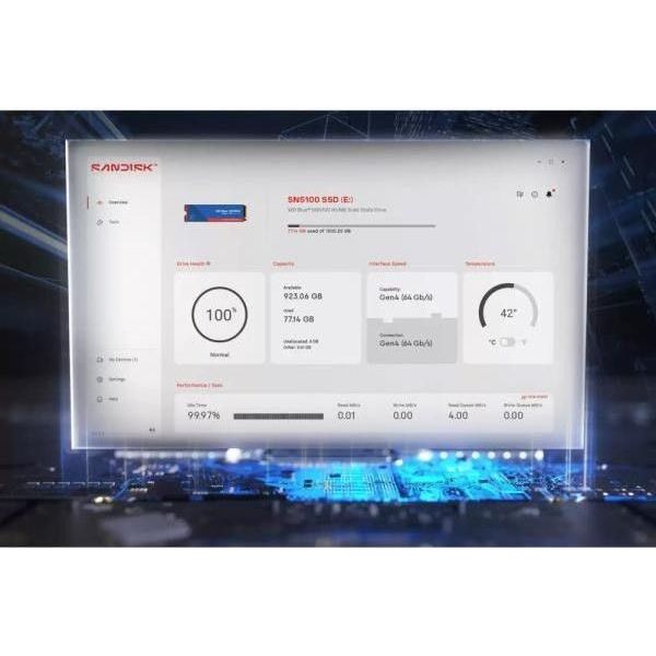 SSD накопитель WD Blue SN5100 1 TB (WDS100T5B0E-00CPE0) фото №5