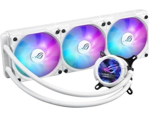 Водяное охлаждение ASUS ROG STRIX LC III 360 ARGB LCD White Edition (90RC00W2-M0UAY0) фото №2
