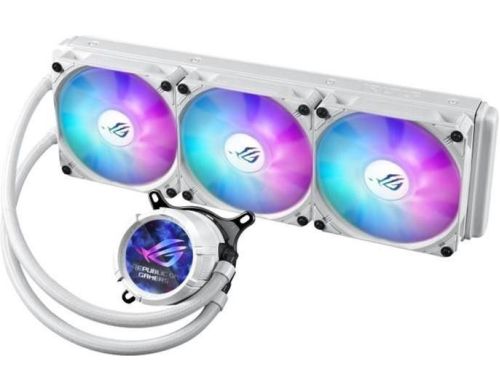Водяное охлаждение ASUS ROG STRIX LC III 360 ARGB LCD White Edition (90RC00W2-M0UAY0) фото №3