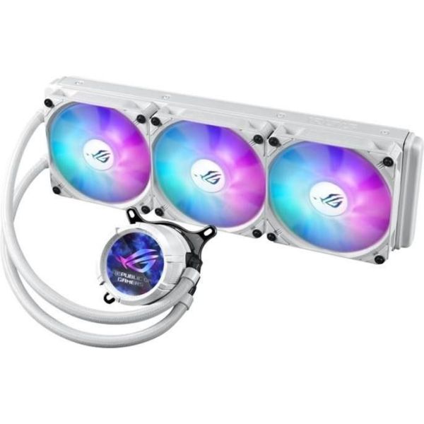 Водяное охлаждение ASUS ROG STRIX LC III 360 ARGB LCD White Edition (90RC00W2-M0UAY0) фото №3