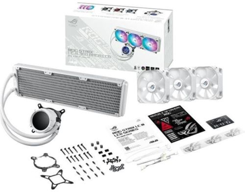 Водяное охлаждение ASUS ROG STRIX LC III 360 ARGB LCD White Edition (90RC00W2-M0UAY0) фото №9