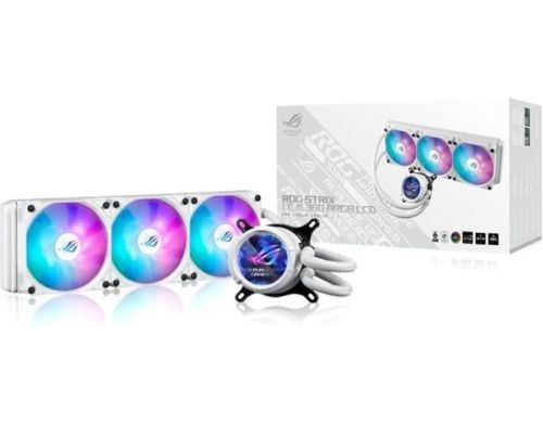 Водяное охлаждение ASUS ROG STRIX LC III 360 ARGB LCD White Edition (90RC00W2-M0UAY0) фото №10