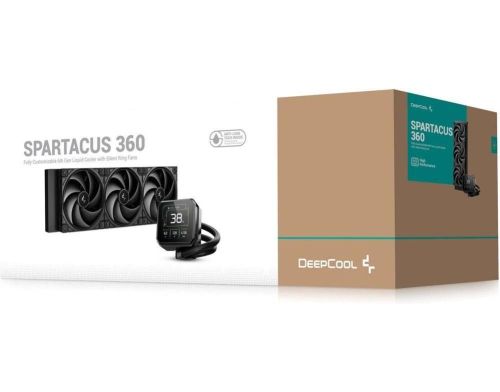 Водяное охлаждение Deepcool Spartacus 360 Black (R-SPT360-BKDSMP-G-1) фото №8