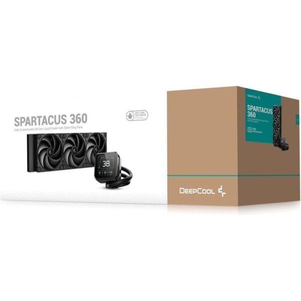 Водяное охлаждение Deepcool Spartacus 360 Black (R-SPT360-BKDSMP-G-1) фото №8