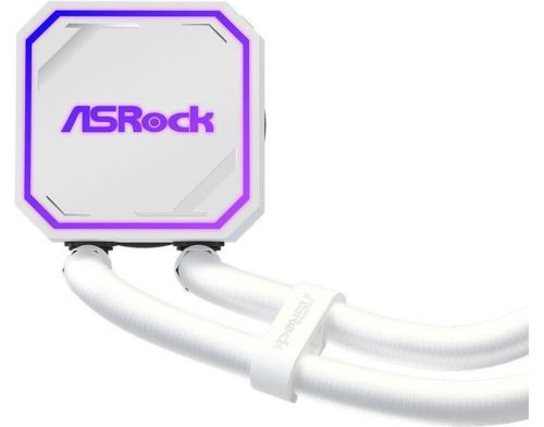 Водяное охлаждение ASRock Pro White 360 ​​ARGB фото №4