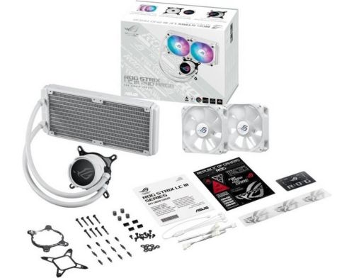 Водяное охлаждение ASUS ROG Strix LC III 240 ARGB White Edition (90RC00S2-M0UAY0) фото №2