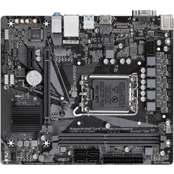 Материнська плата GIGABYTE H610M H V3 DDR4 фото №2