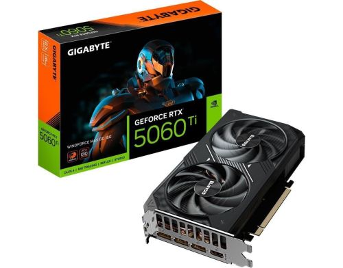 Видеокарта GIGABYTE GeForce RTX 5060 Ti WINDFORCE MAX OC 16G (GV-N506TWF2MAX OC-16GD) фото №10