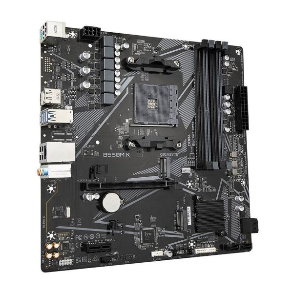 Материнская плата GIGABYTE B550M K фото №2