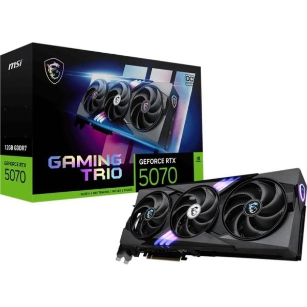 Видеокарта MSI GeForce RTX 5070 12G GAMING TRIO OC (912-V532-029) фото №2