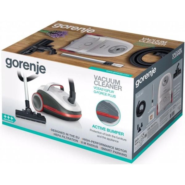Пылесос с мешком Gorenje VCEA21GPLW фото №2