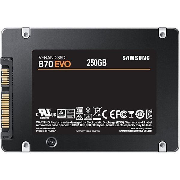 SSD накопитель Samsung 870 EVO 250 GB (MZ-77E250BW) фото №4