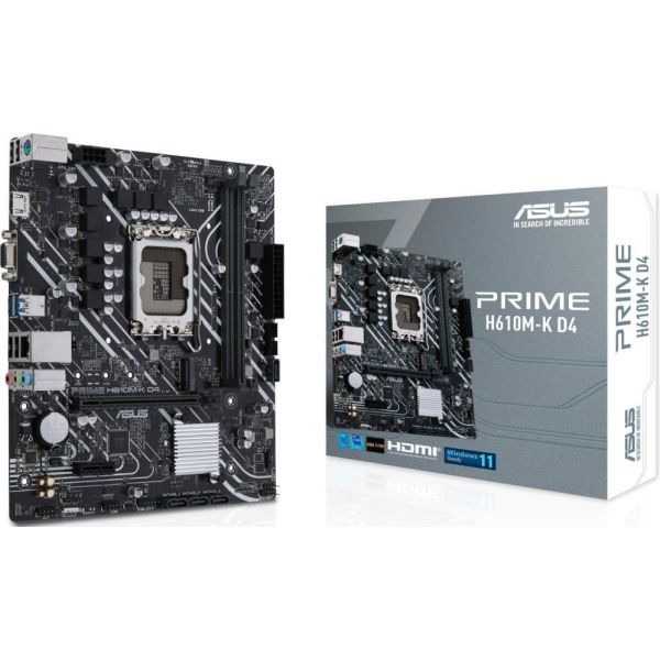 Материнская плата ASUS PRIME H610M-K D4 (90MB1A10-M0EAY0) фото №6