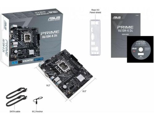 Материнская плата ASUS PRIME H610M-K D4 (90MB1A10-M0EAY0) фото №8