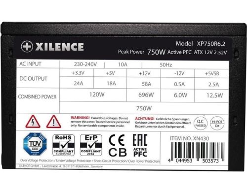 Блок питания XILENCE Performance C+ 750W (XP750R6.2) фото №9