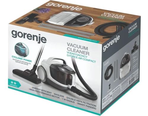 Пылесос безмешковый Gorenje VCEA01GACWCY фото №5
