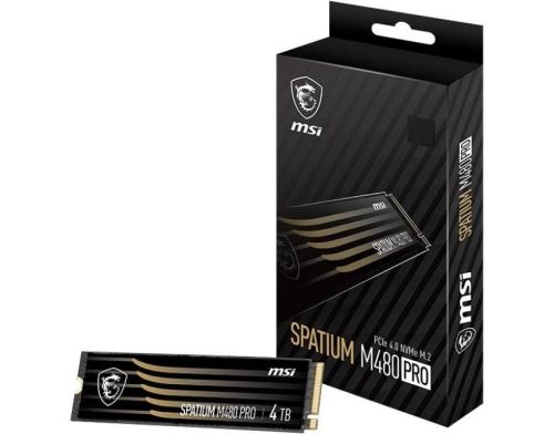 SSD накопитель MSI Spatium M480 Pro 1TB (S78-440L1G0-P83) фото №5