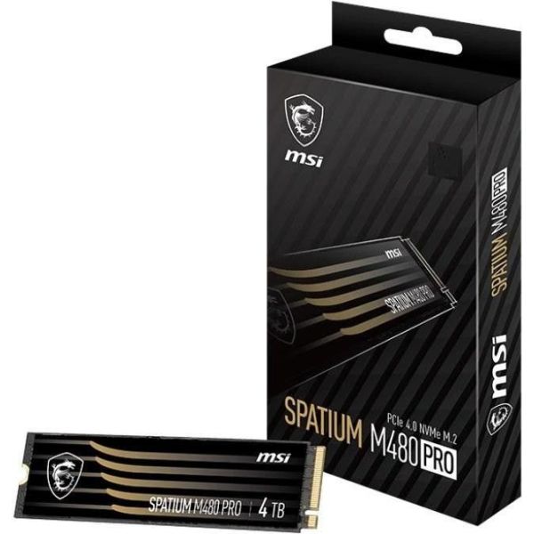 SSD накопитель MSI Spatium M480 Pro 1TB (S78-440L1G0-P83) фото №5