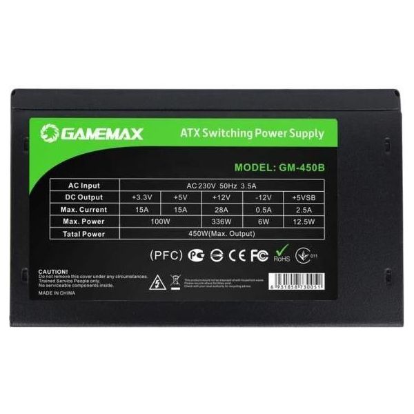 Блок живлення GameMax GM-450 фото №5
