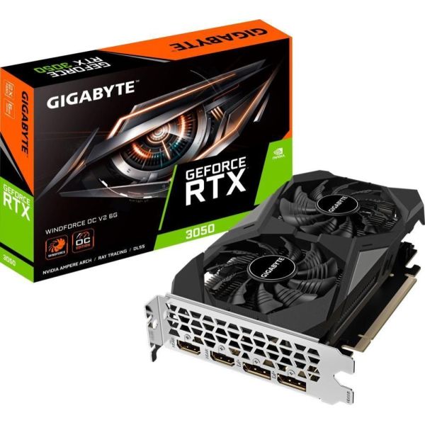 Видеокарта GIGABYTE GeForce RTX 3050 WINDFORCE OC V2 6G (GV-N3050WF2OCV2-6GD) фото №7