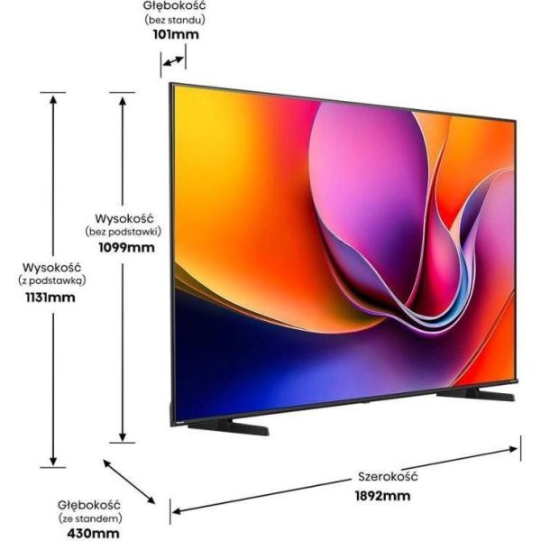 Телевізор Hisense 85A6Q фото №2