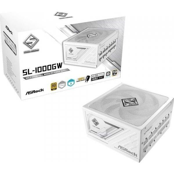 Блок питания ASRock SteelLegend White 1000W (SL-1000GW) фото №6