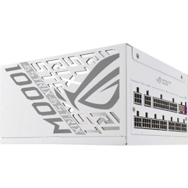 Блок питания ASUS ROG STRIX 1000W Platinum White Edition (90YE00W4-B0NA00) фото №9