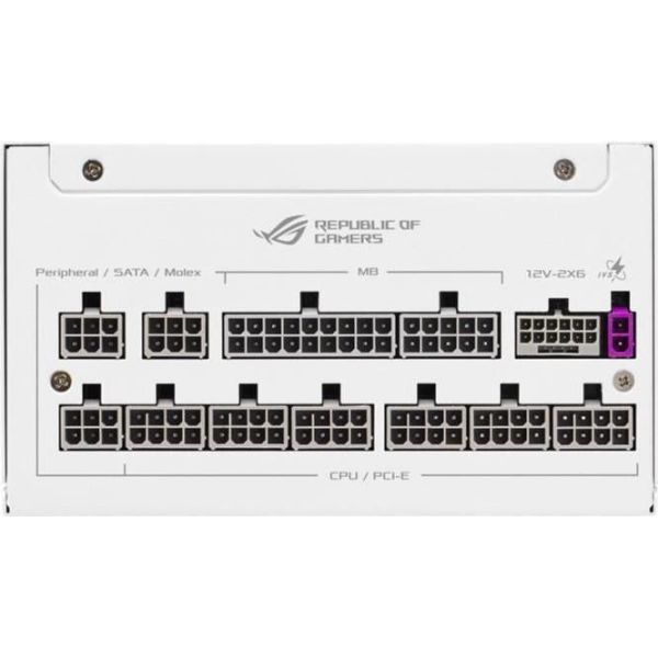 Блок питания ASUS ROG STRIX 1000W Platinum White Edition (90YE00W4-B0NA00) фото №10