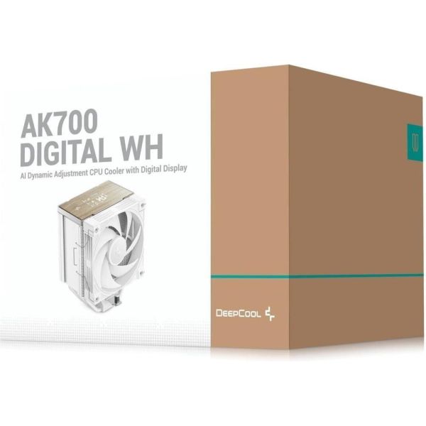 Воздушное охлаждение Deepcool AK700 Digital WH (R-AK700-WHNDMN-GJD) фото №9