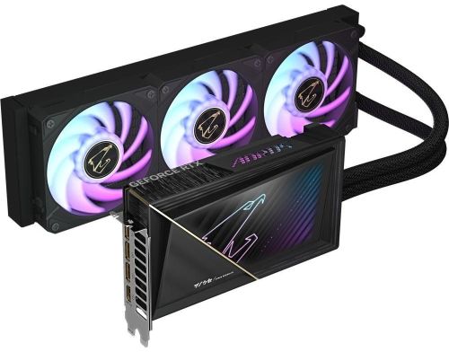 Видеокарта GIGABYTE AORUS GeForce RTX 5080 XTREME WATERFORCE 16G (GV-N5080AORUSX W-16GD) фото №2