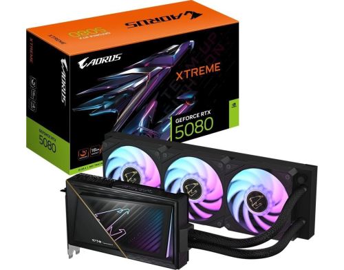Видеокарта GIGABYTE AORUS GeForce RTX 5080 XTREME WATERFORCE 16G (GV-N5080AORUSX W-16GD) фото №8