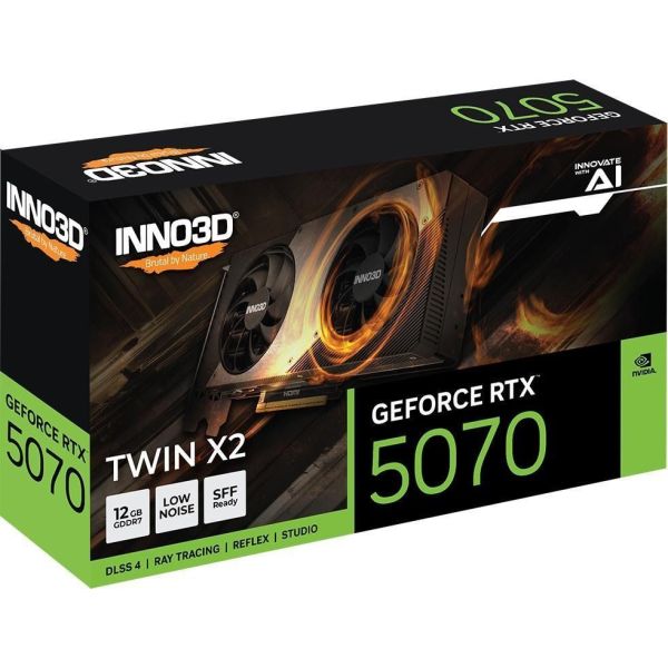 Видеокарта INNO3D GeForce RTX 5070 TWIN X2 (N50702-12D7-195064N) фото №2
