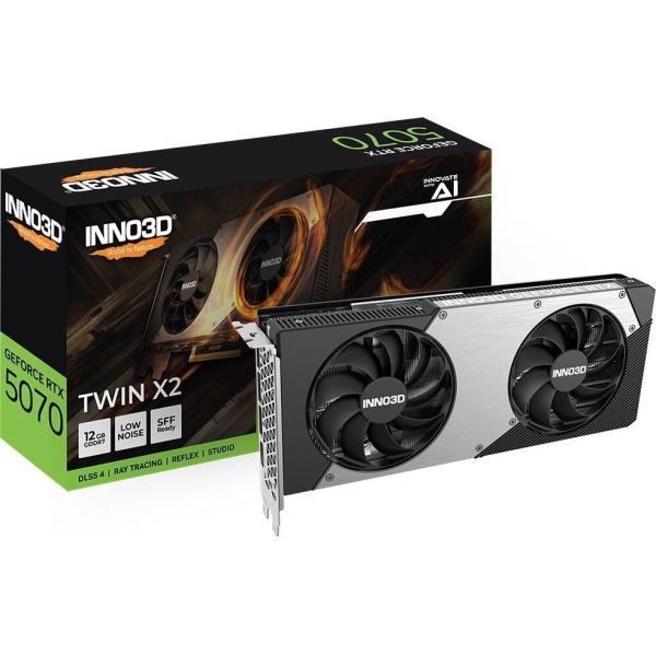 Видеокарта INNO3D GeForce RTX 5070 TWIN X2 (N50702-12D7-195064N) фото №3