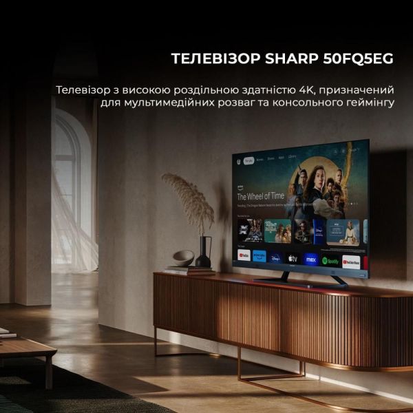 Телевізор Sharp 4T-C50FQ5EM2AG фото №2