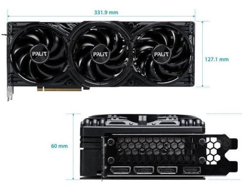 Видеокарта Palit GeForce RTX 5080 GamingPro V1 (NE75080019T2-GB2031Y) фото №10