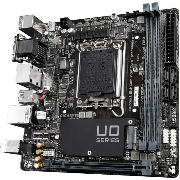 Материнська плата GIGABYTE H610I DDR4 фото №4