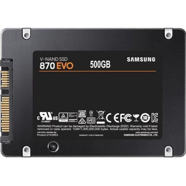 SSD накопитель Samsung 870 EVO 500GB (MZ-77E500BW) фото №5