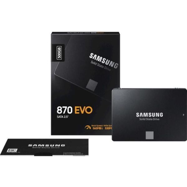 SSD накопитель Samsung 870 EVO 500GB (MZ-77E500BW) фото №6