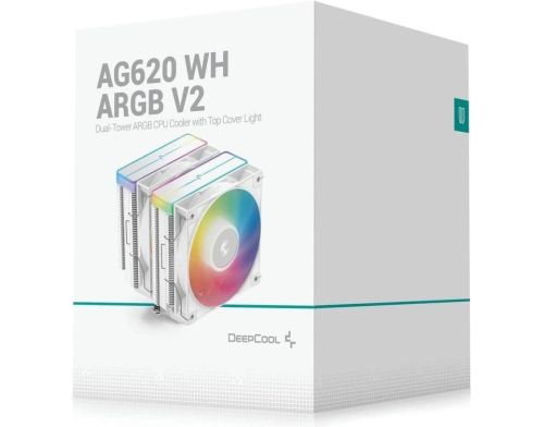Воздушное охлаждение Deepcool AG620 WH ARGB V2 (R-AG620-WHAMMN-GJD) фото №10