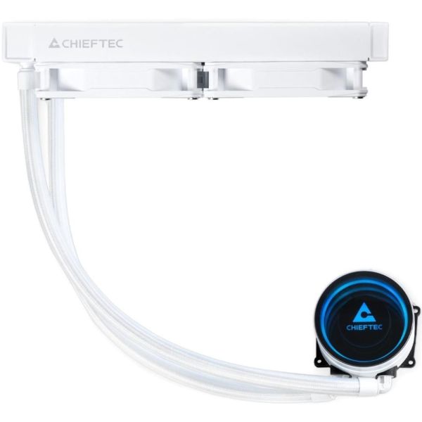 Водяное охлаждение Chieftec Iceberg 240 ARGB White (CLC-240-RGB-W) фото №3