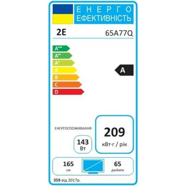 Телевізор 2E 2E-65A77Q фото №9