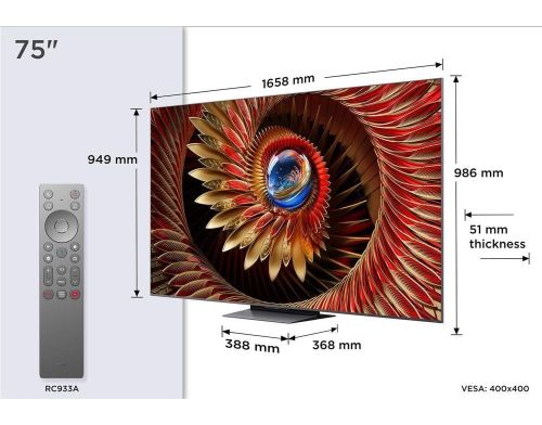 Телевизор TCL 75C8K фото №6