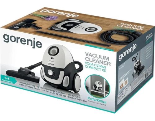 Пылесос с мешком Gorenje VCEA11CXWII фото №5