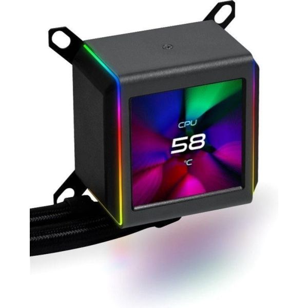 Водяное охлаждение Lian Li Galahad GA II LCD TL 280 Black (G89.GA2ALCD28TLB.00) фото №3
