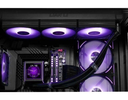Водяное охлаждение Lian Li Galahad GA II LCD TL 280 Black (G89.GA2ALCD28TLB.00) фото №6