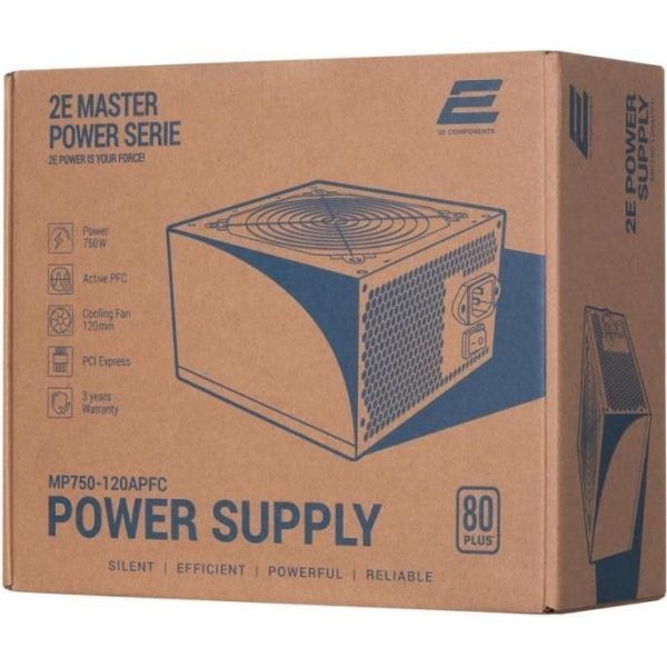 Блок питания 2E Master Power 750W (2E-MP750-120APFC) фото №5