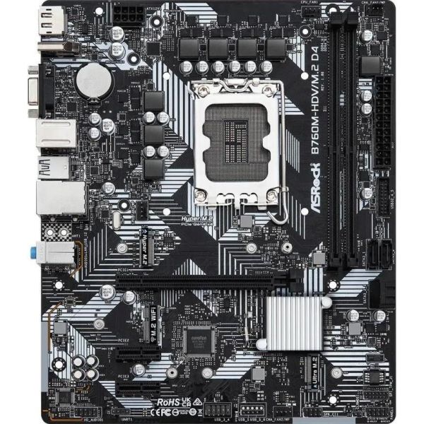 Материнская плата ASRock B760M-HDV/M.2 D4 фото №2