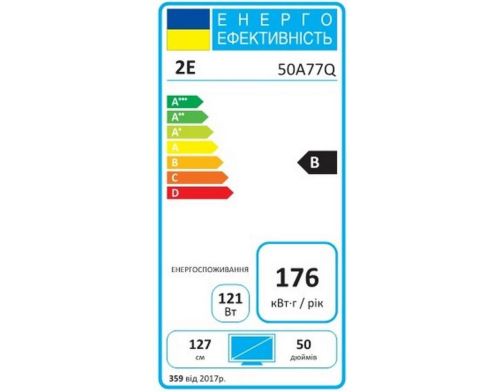 Телевізор 2E 2E-50A77Q фото №2