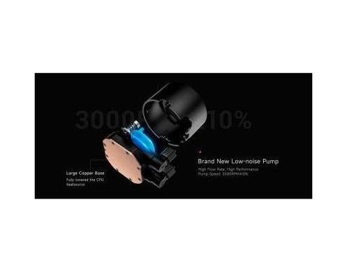 Водяное охлаждение PCCooler DA360 ARGB BK (DA360-BKAWXX-GL) фото №6