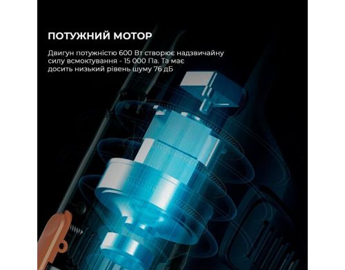 Пылесос 2в1 (вертикальный + ручной) Deerma Corded Hand Stick Vacuum Cleaner фото №4